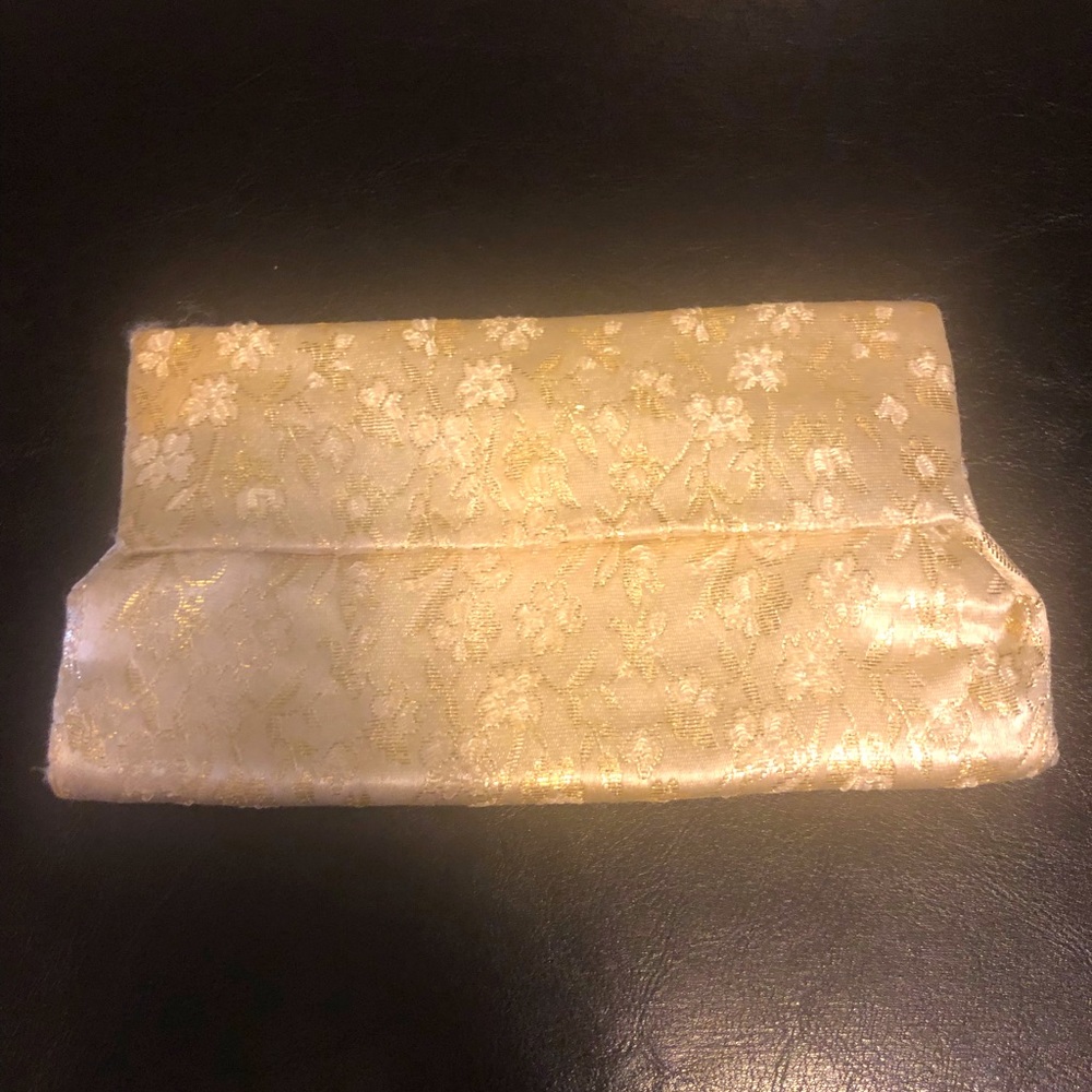 Vintage fabric clutch